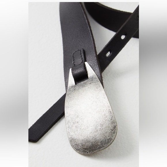 Free People Oyster Bay Leather Hip Belt Size Medium / Large - Picture 5 of 12